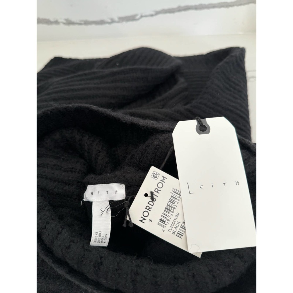 Leith Dolman Turtleneck Sweater In Black Size Small - Picture 7 of 7